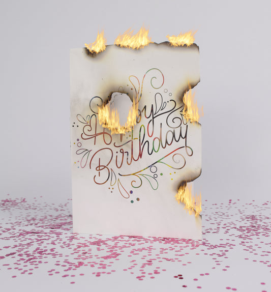 The Offensive NSFW Never-Ending Sex Noise Birthday Card ADULT Prank + Glitter